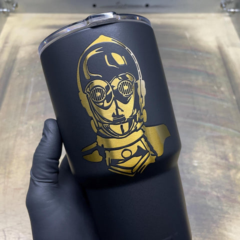 C-3PO themed Yeti | Ready to Ship