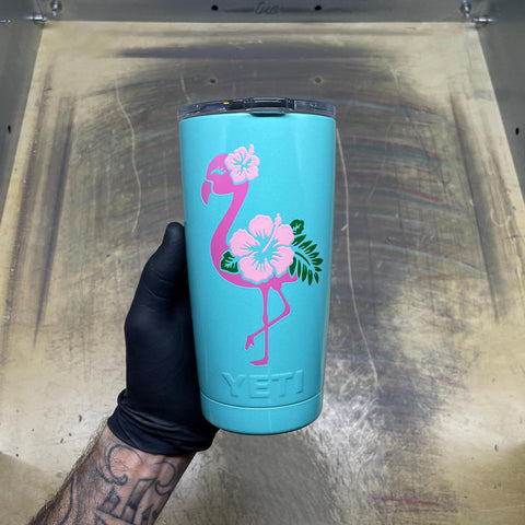 Limited Edition Flamingo Tumbler | 1 of 2 | Ready to Ship